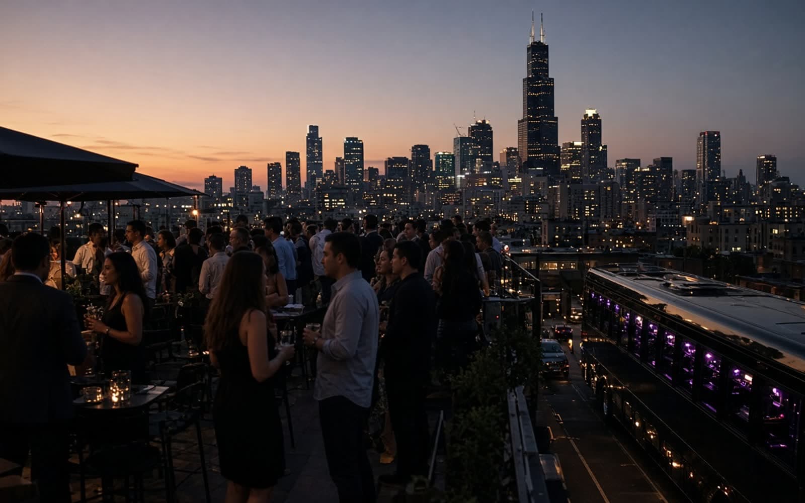 The 12 Best Chicago Rooftop Bars for Party Bus Groups in 2026