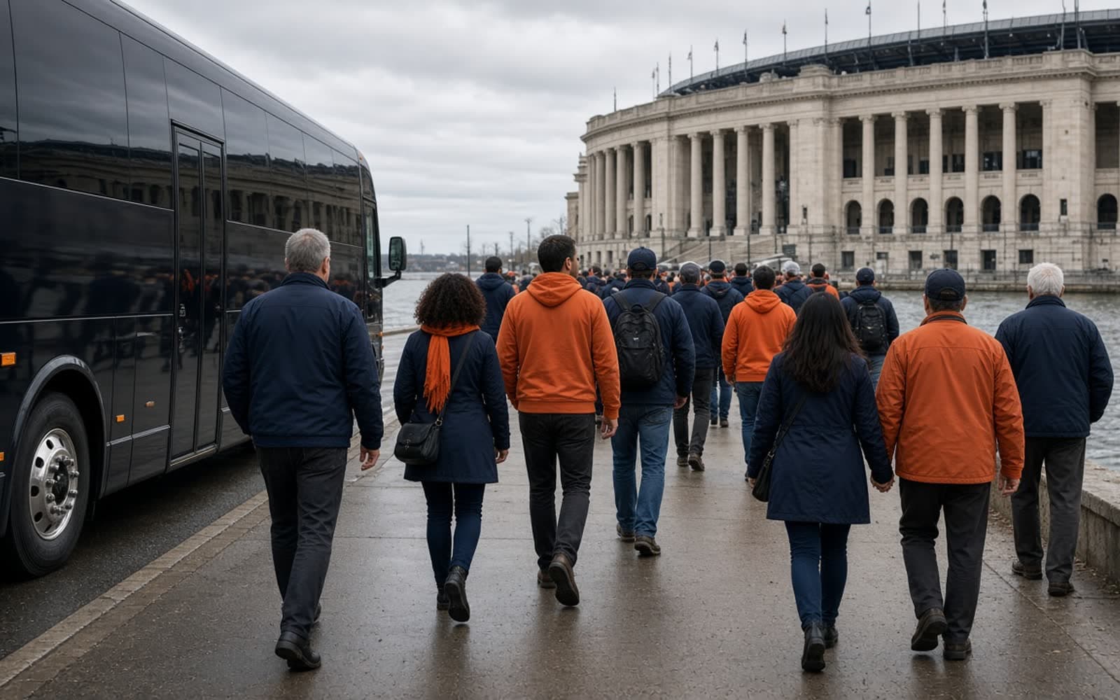 Bears Game Day group transportation in Chicago