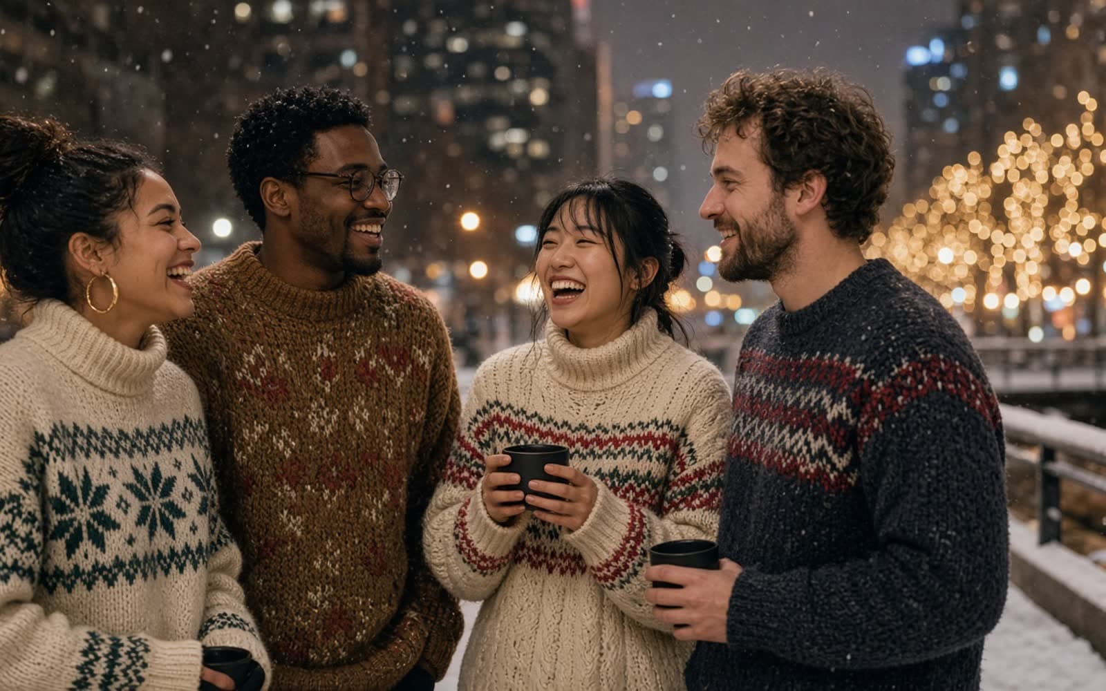 Chicago christmas parties group outing