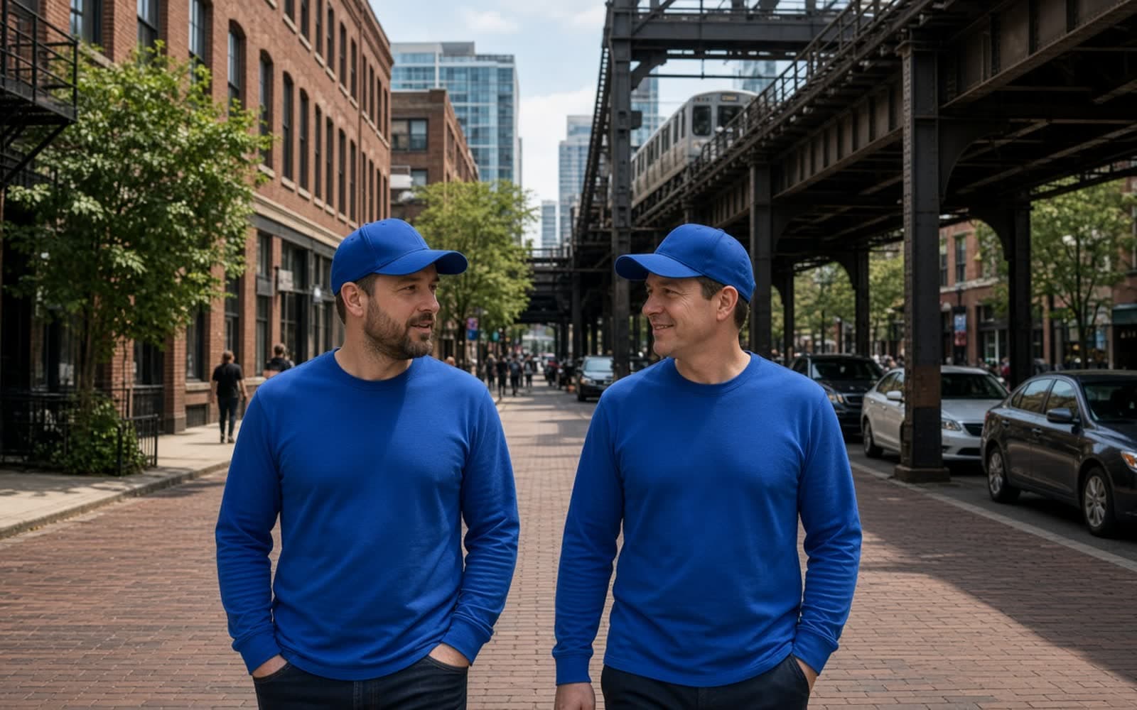 Fans arriving for a Cubs game