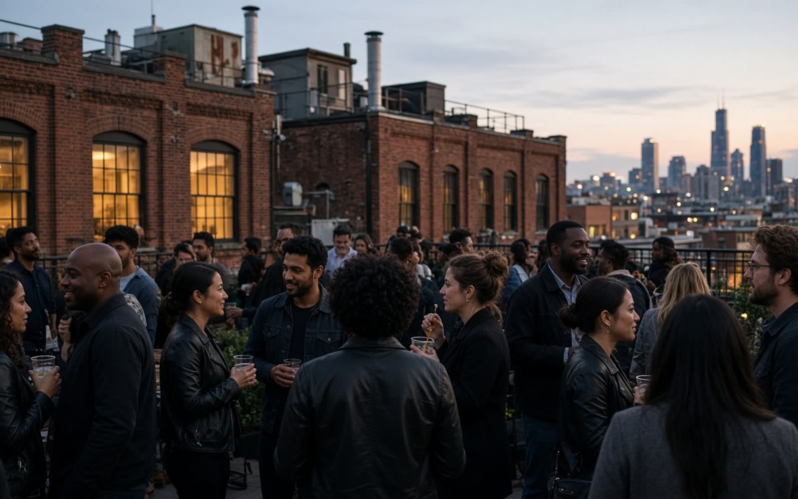 Chicago fulton market group outing