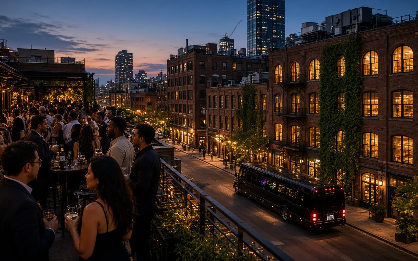 Fulton Market group transportation in Chicago