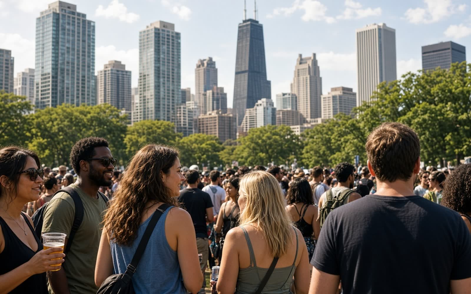 Chicago lollapalooza group outing