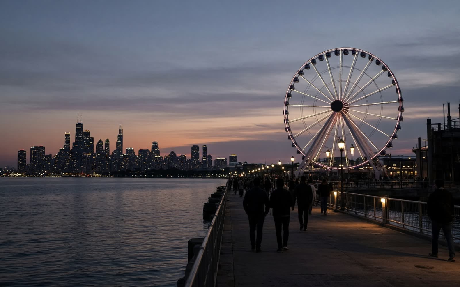 Chicago navy pier group outing
