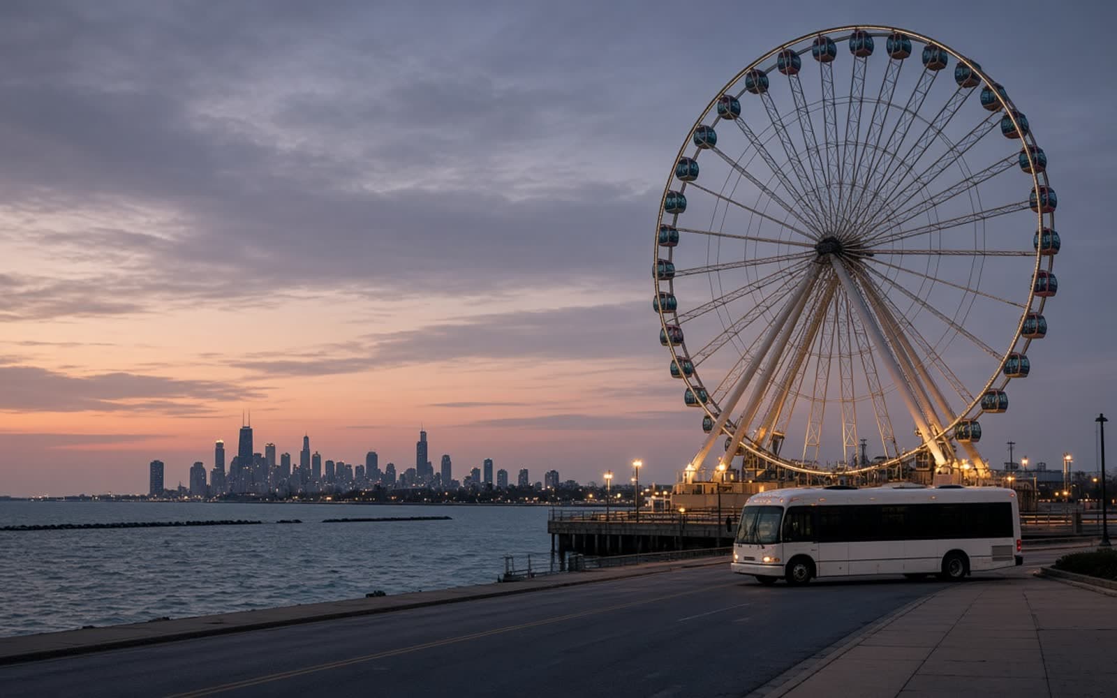 Navy Pier and the lakefront, a common Chicago group destination