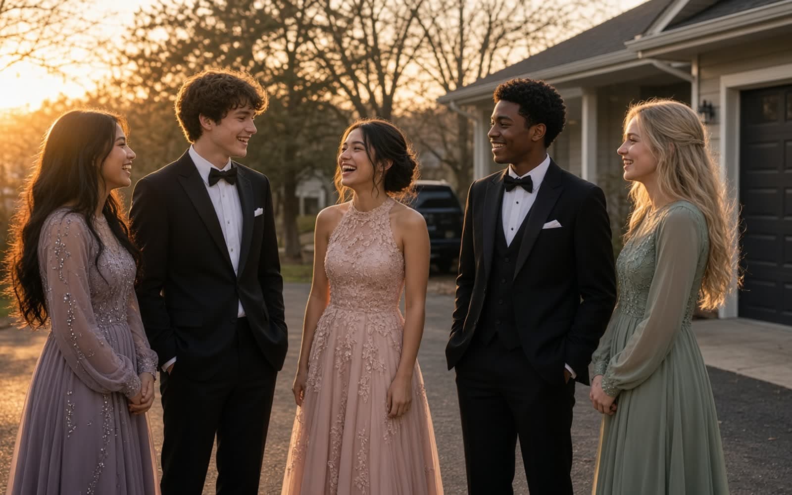 Chicago prom group outing