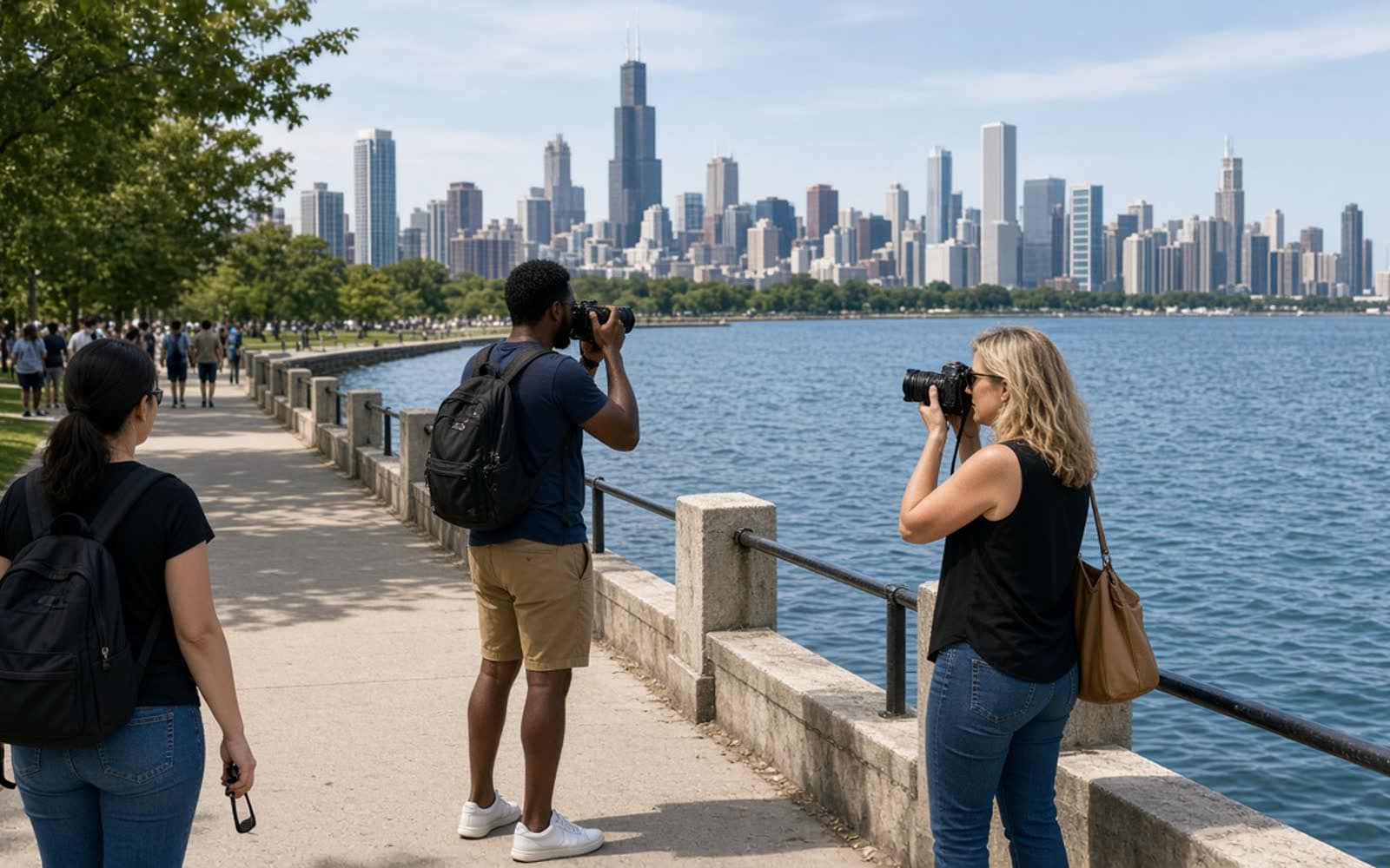 Chicago sightseeing group outing