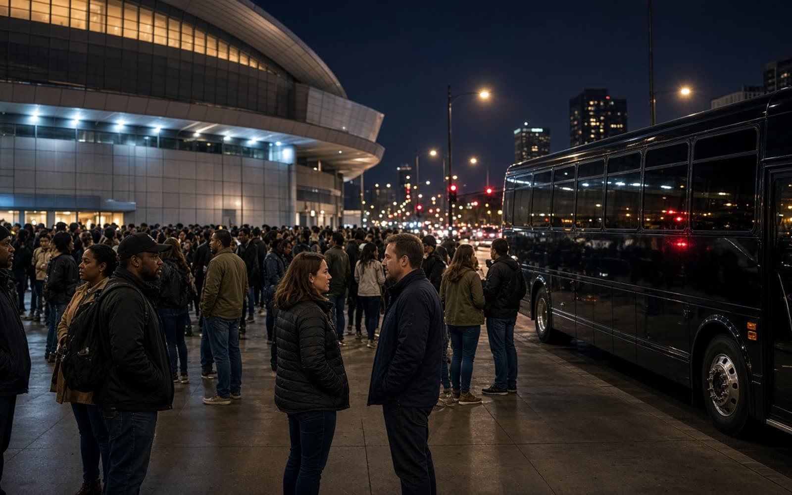 United Center group transportation in Chicago