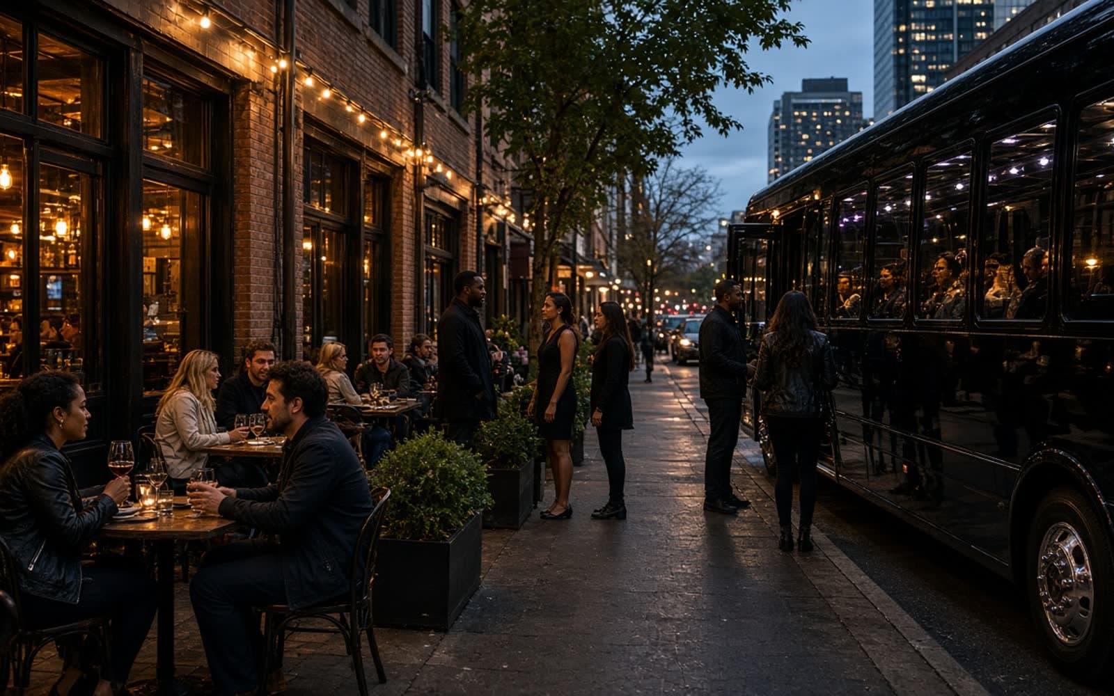 West Loop group transportation in Chicago