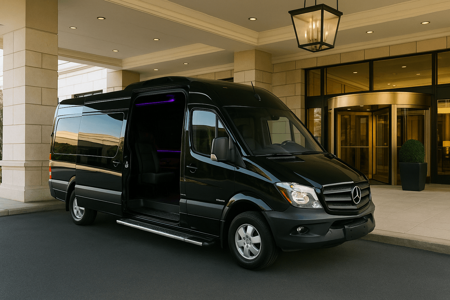 10 Passenger Limo Sprinter - exterior view