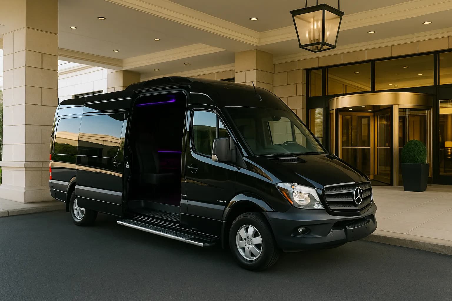 10 Passenger Limo Sprinter - exterior view