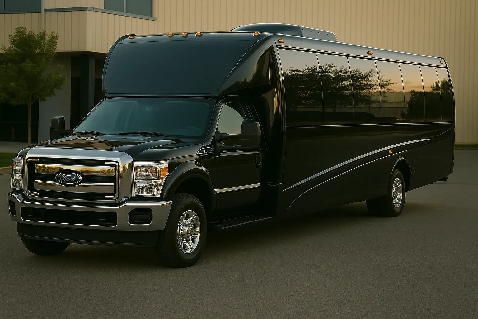26 Passenger Coach Bus - exterior view