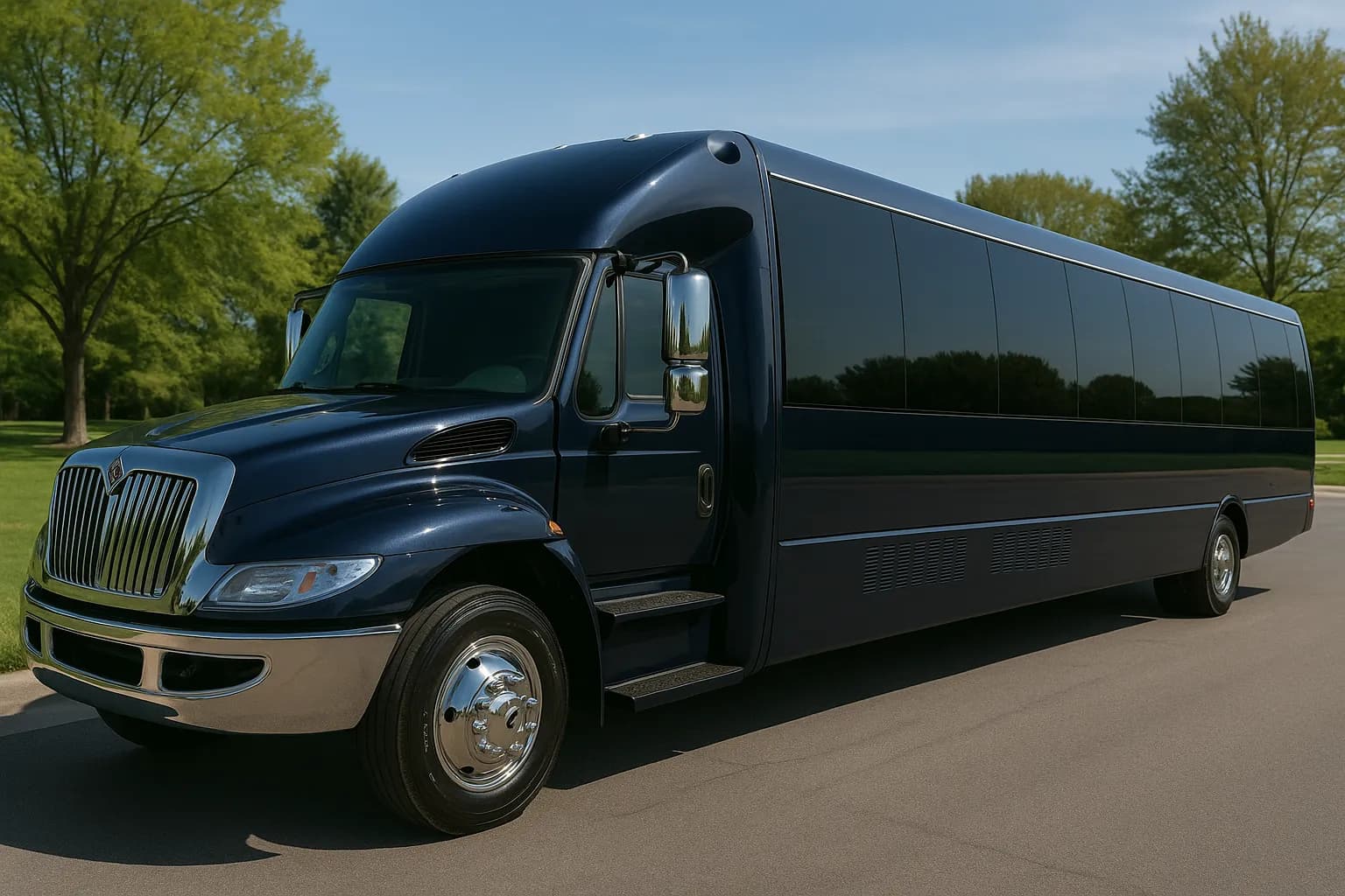 34 Passenger Party Bus - exterior view