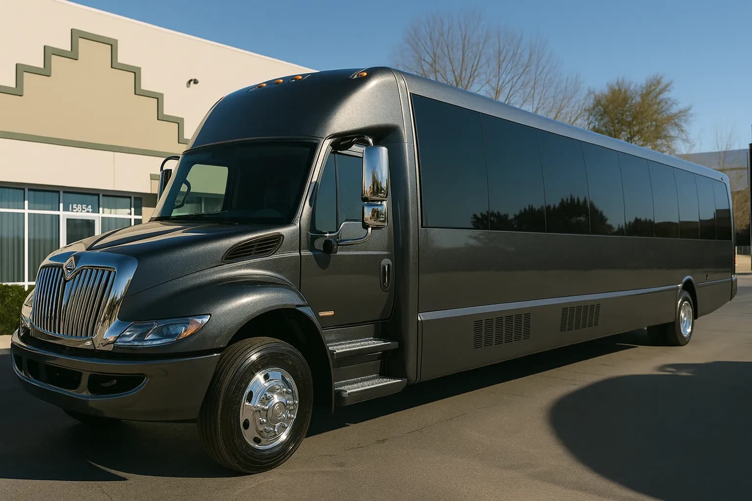 36 Passenger Party Bus - exterior view