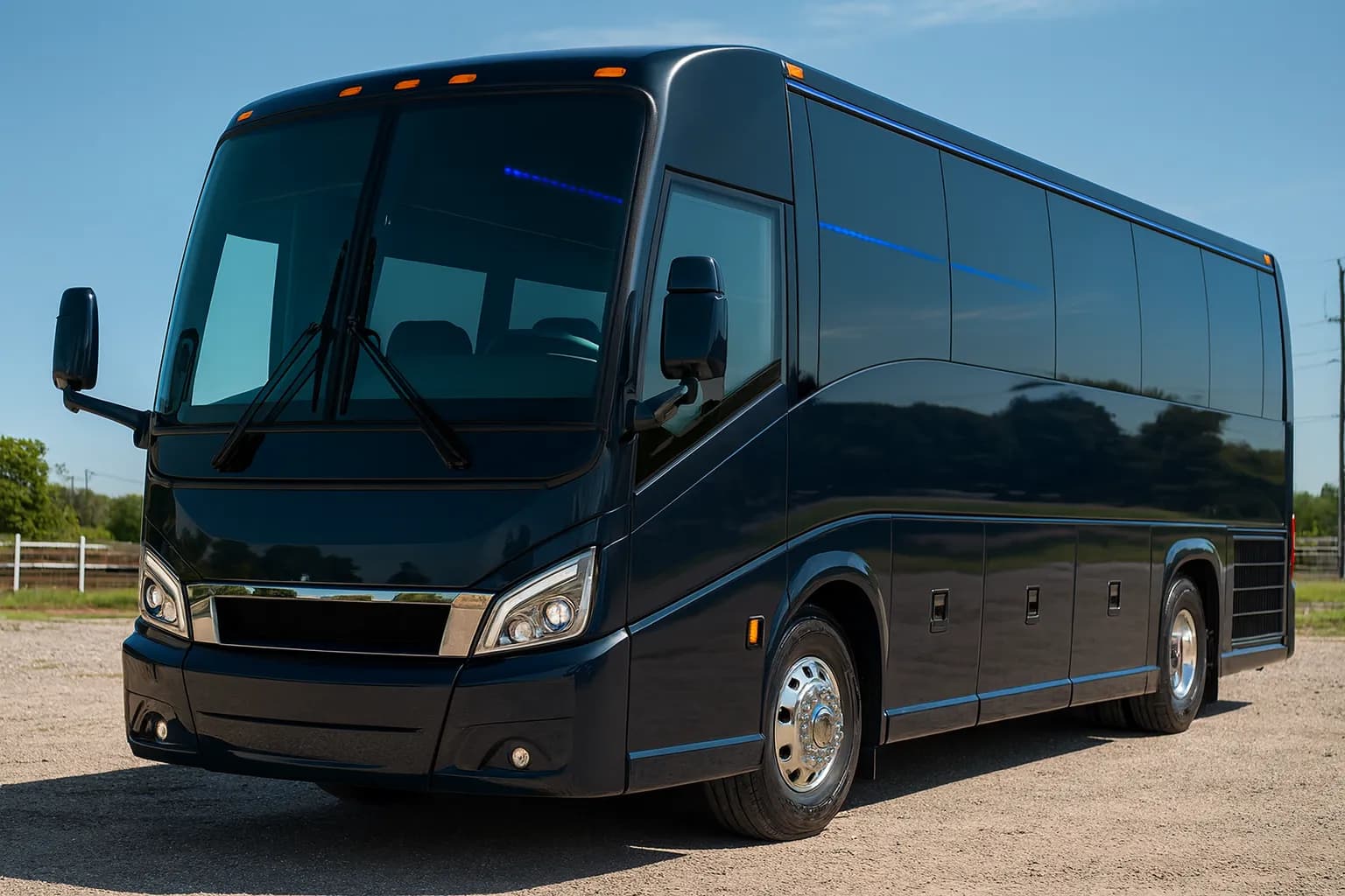 38 Passenger Coach Bus - exterior view