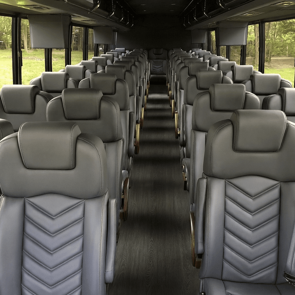 44 Passenger Coach Bus - interior view