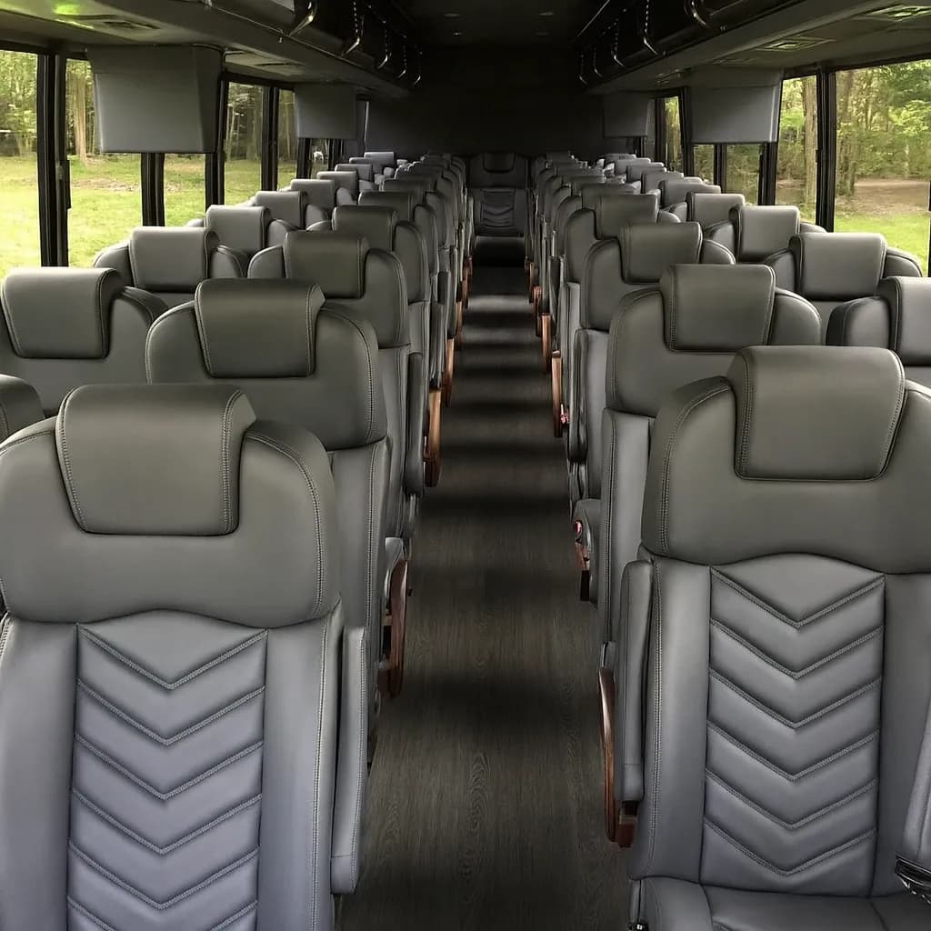 44 Passenger Coach Bus - interior view