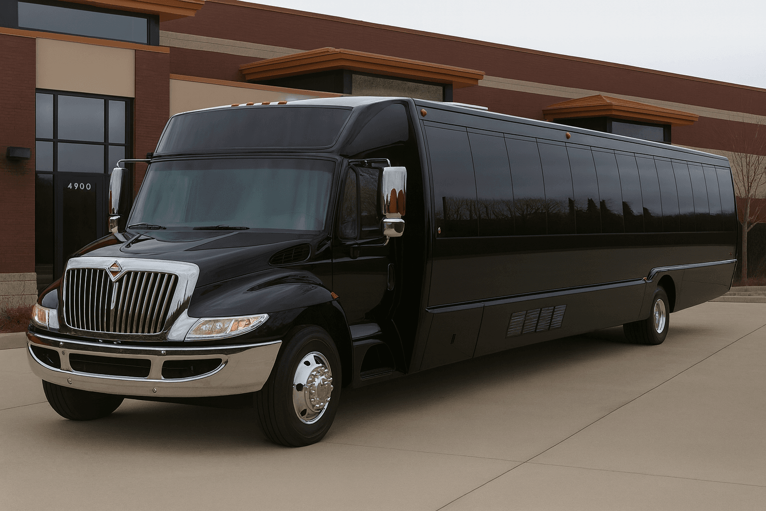 45 Passenger Party Bus - exterior view