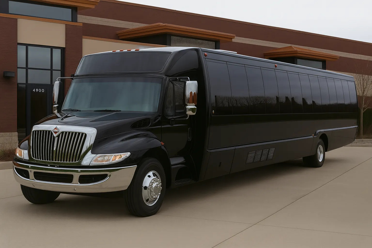 45 Passenger Party Bus - exterior view