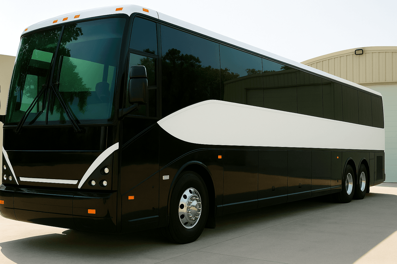 48 Passenger Coach Bus - exterior view