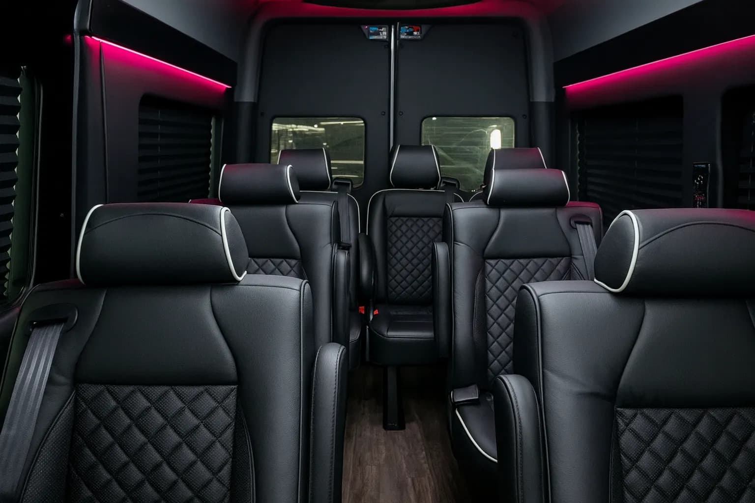 10 Passenger Executive Sprinter Van - interior view