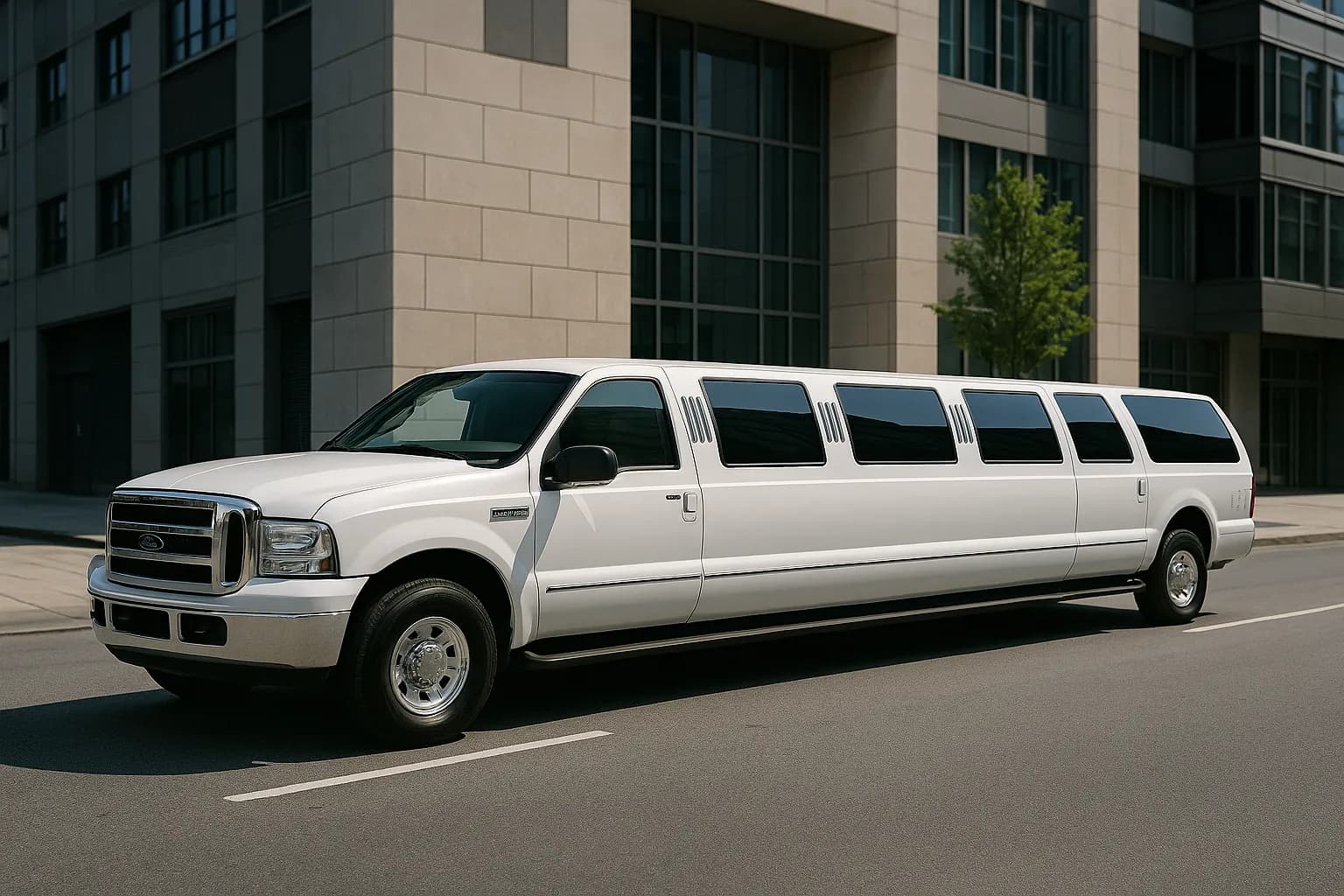 16 Passenger Excursion Limo - exterior view