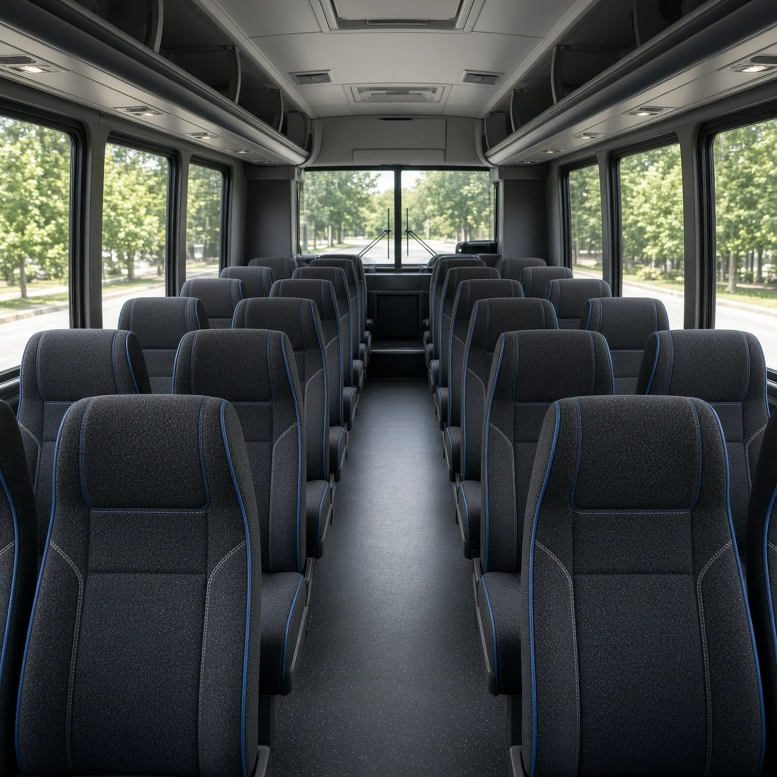 20 Passenger Shuttle Bus - interior view