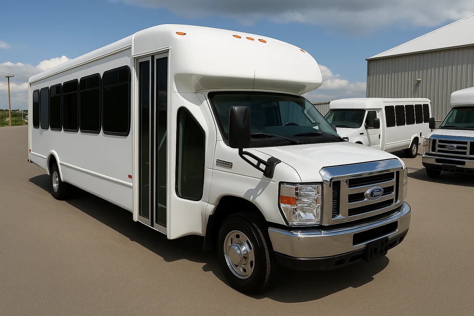 22 Passenger Shuttle Bus - exterior view