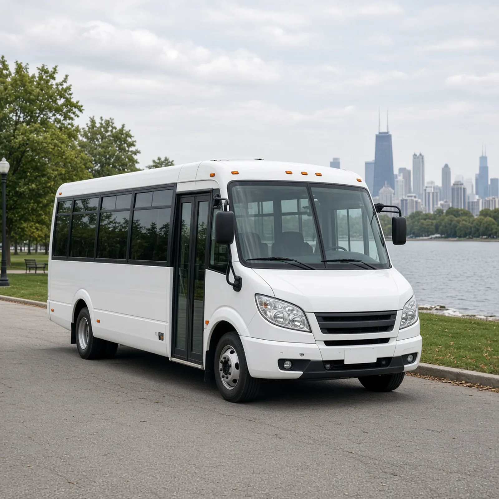 30 Passenger Shuttle Bus - exterior view