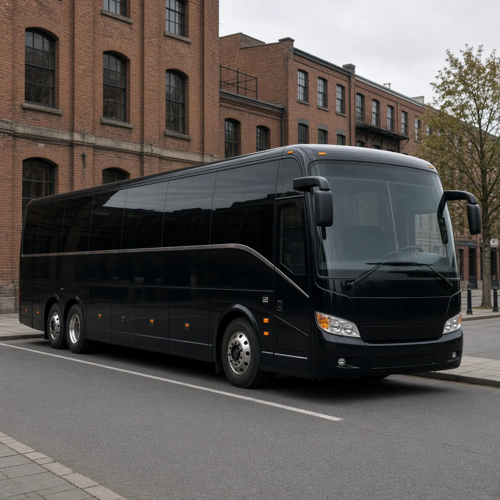 32 Passenger Party Bus - exterior view