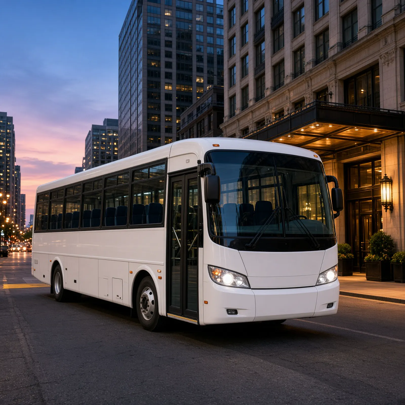 40 Passenger Shuttle Bus - exterior view