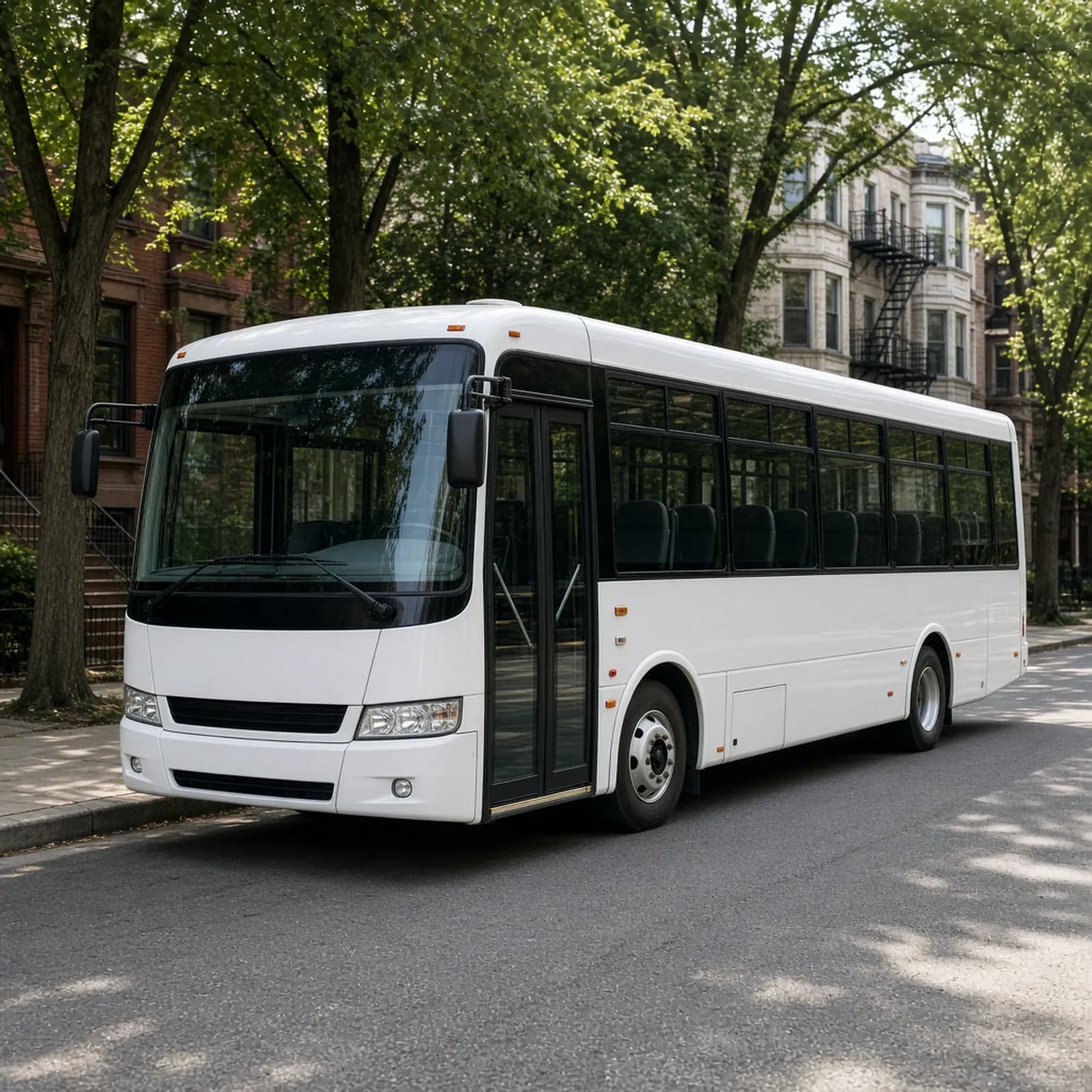 42 Passenger Shuttle Bus - exterior view
