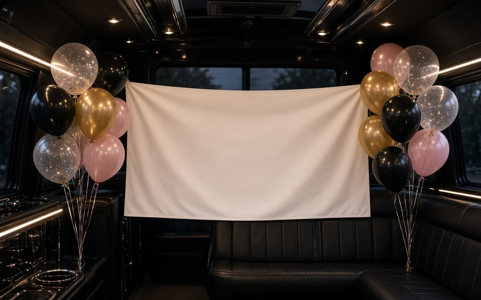 Party Bus Decoration Planner — planning a Chicago group trip